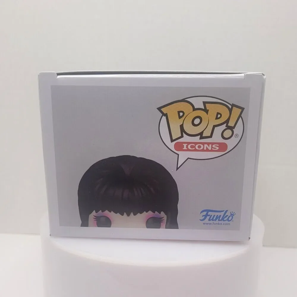 Funko Pop Icons Elvira on Broom Vinyl Figure #93